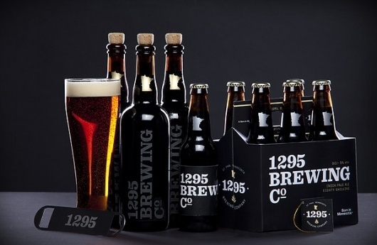 1295 Brewing Co. on the Behance Network #design #package