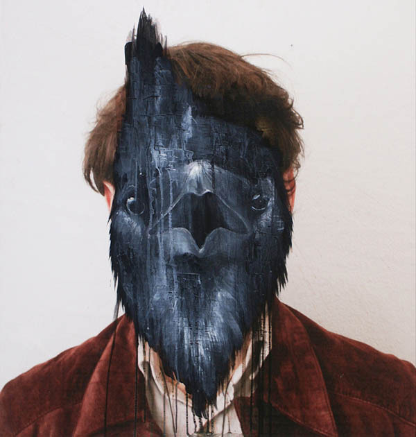 Acrylic Animal Portraits on Photos by Charlotte Caron #caron #painting #charlotte