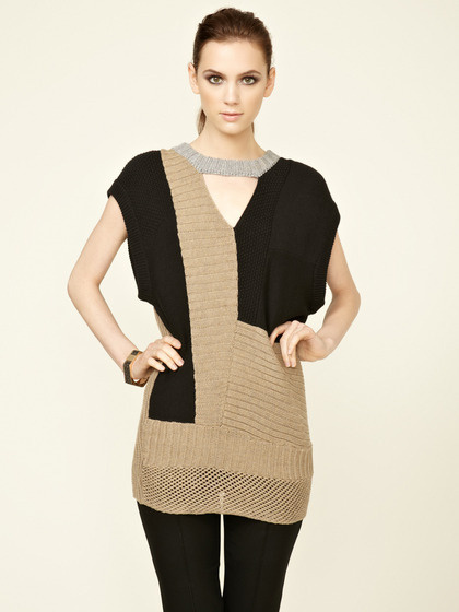 Anagram by Gary Graham Knit Patched Pullover #fashion #sweater