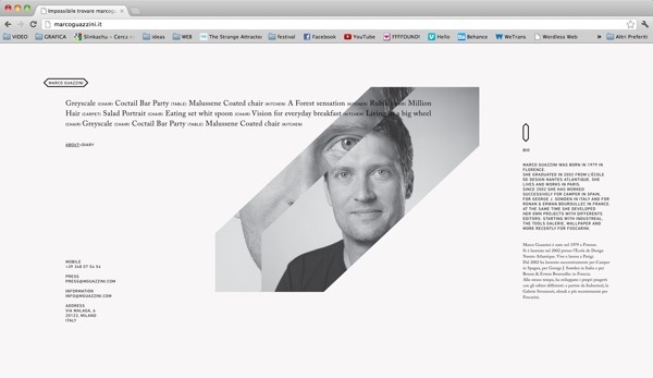 Marco Guazzini on Behance #product #brand #webdesign #designer
