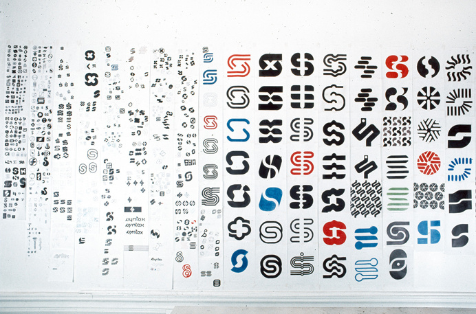 Lance Wyman, Syntex logo research