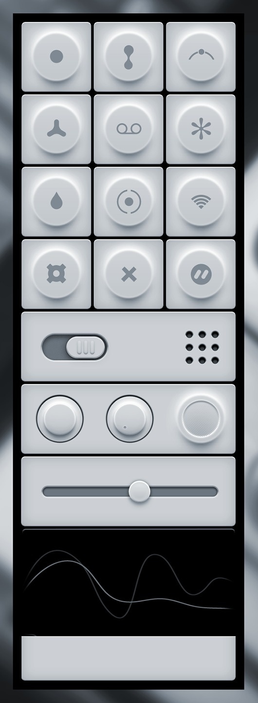 white beautiful buttons interface #white #interface #buttons