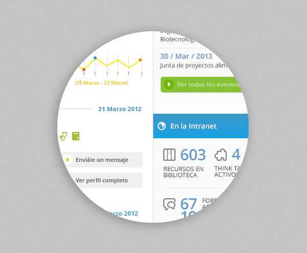 BioCluster — Intranet on Behance #raidho #aesthetics #intranet #webdesing #raidhomx
