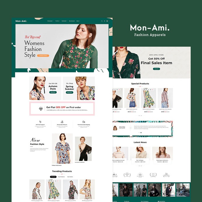 #MonAmi #Fashion #Boutique #Apparels - #Prestashop #Responsive #Theme | #TemplateTrip #eCommerce #Website #Design #Template