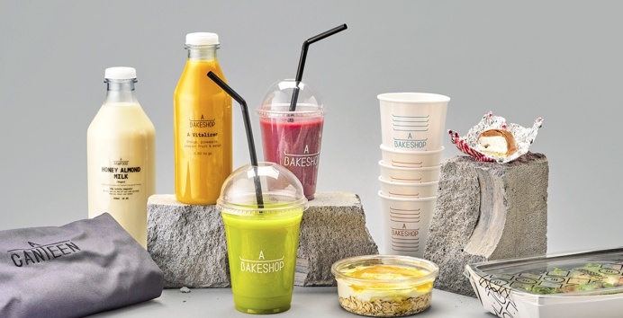 ACANTEEN restaurant food cafe interior design branding corporate identity IWANT london UK minimal mindsparkle mag packaging eat colorful col