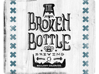 The_broken_bottle_brewing_co2 #packaging #beer #identity