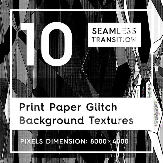10 Print Paper Glitch Backgrounds #printpaper #glitch #paper #textures #backgrounds
