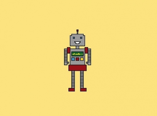 Ana - Ana #illustration #yellow #robot
