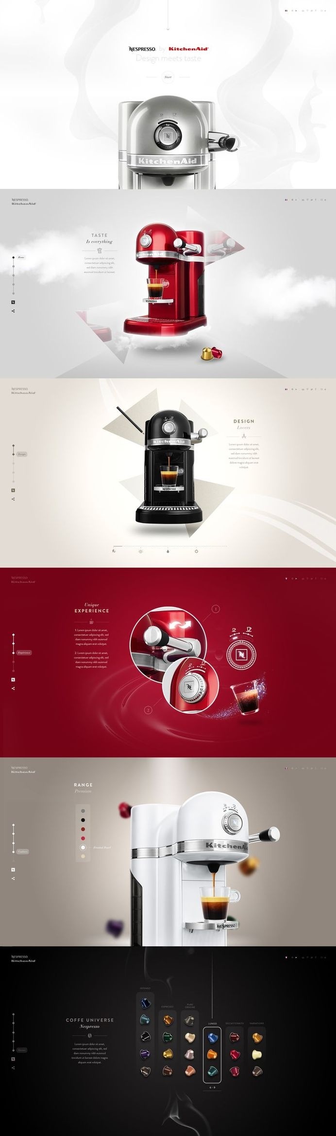 Nespresso by Kitchenaid by Steve Fraschini #layout