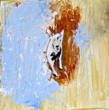 firedog #stencil #painting #art #dog