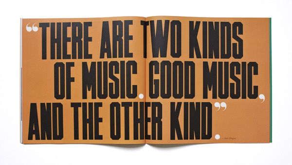 Jazz FM Booklet Matt Willey #editorial #typography