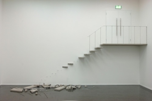 Enjoying This #art #installation #staircase #elmgreendragset