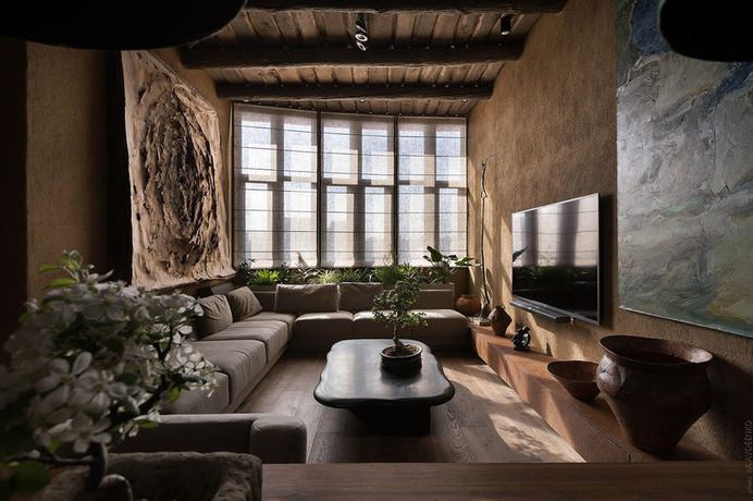 Wabi Sabi Apartment, Sergey Makhno Architects