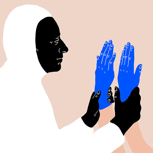 Blu #blue #illustration #drawing #hands