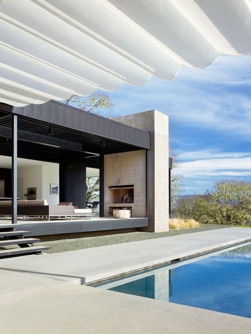 CJWHO ™ (Burton Residence, California, USA | Marmol...) #design #interiors #pool #photography #architecture #exteriors #luxury