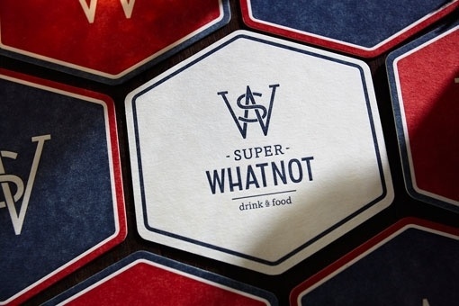 design work life » cataloging inspiration daily #white #red #superwhatnot #blue #coaster #typography