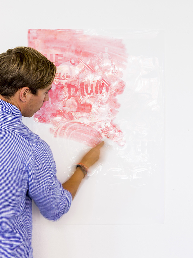 #interactive #poster #red #message #hidden #dynamic