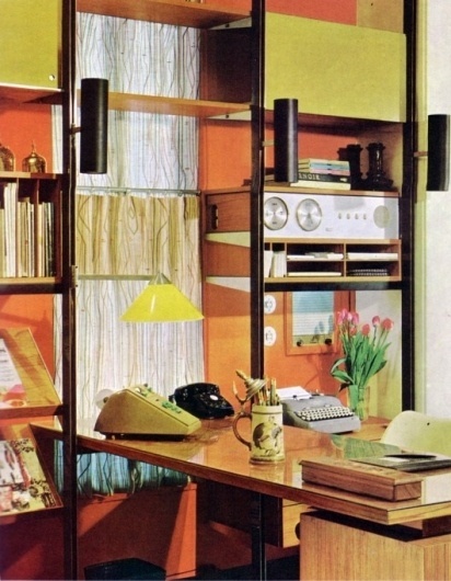 WANKEN - The Blog of Shelby White » The Interiors of Mid-Century Modern #interior #modern #design #vintage #telephone #midcentury