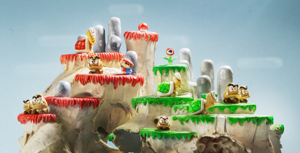 CJWHO ™ (Mario Level by Tobias Wüstefeld Tobias Wüstefeld...) #sculpture #mario #tobias #design #level #gaming #art #wstefeld #clever