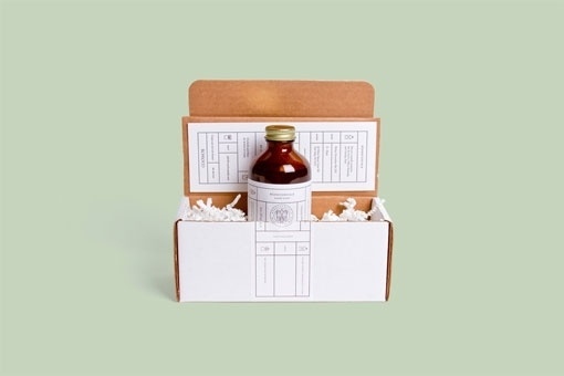Design Work Life » RoAndCo: RoAndCordials Holiday Promotion #white #and #bottle #packaging #label #black #minimal #vintage #promo #package