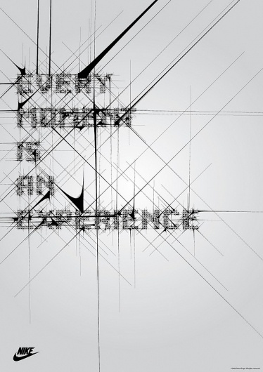Nike Typography Posters | simoncpage.com #nike #grids #typography