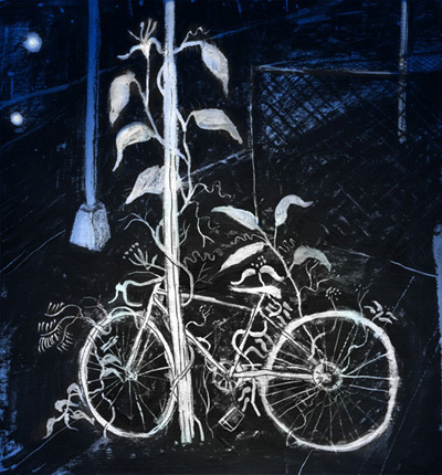 rpeli #dark #illustration #white #bike