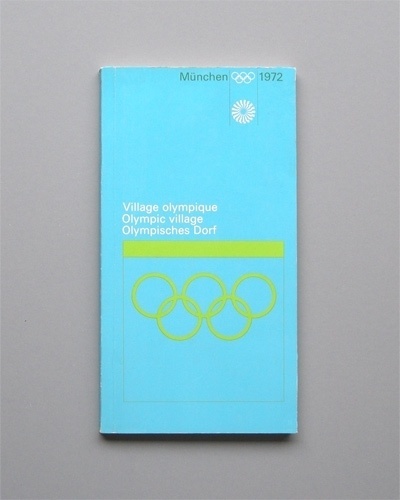 Otl Aicher 1972 Munich Olympics - Brochures #otl #olympics #aicher