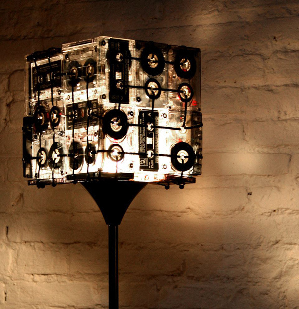 CJWHO ™ (The Most Hipsterest Lamp Ever! by OOO My Design) #lamp #cassette #design #hipster #light