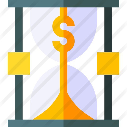 See more icon inspiration related to time and date, business and finance, Tools and utensils, dollar symbol, watch, hourglass, money, tool, time and clock on Flaticon.