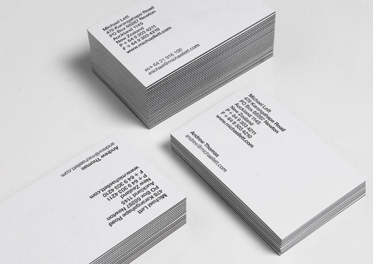 Inhouse #white #branding #edges #black #identity #cards