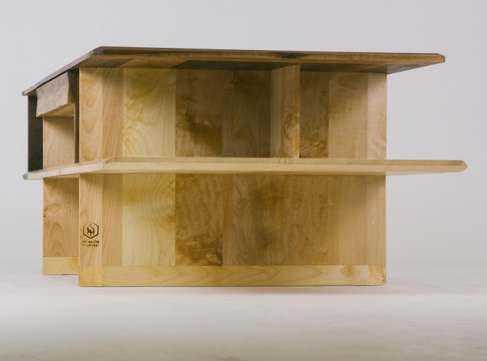 Coffee Table Argosy Fly Massive Millworks #table #furniture #interior #wood #modernism #russian #walnut #maple