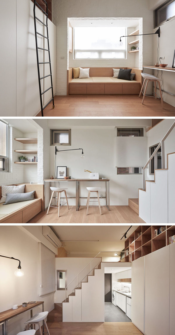 This Small Loft Apartment Is Designed To Include Everything They Need