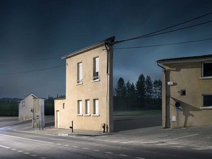Facades: Surreal Scenes of Isolated Buildings by Zacharie Gaudrillot-Roy
