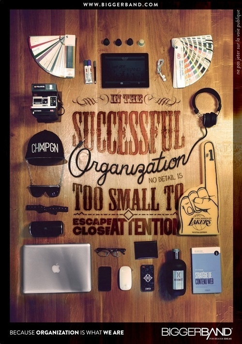 Typographic poster by Bigger Band #design #graphic #typography