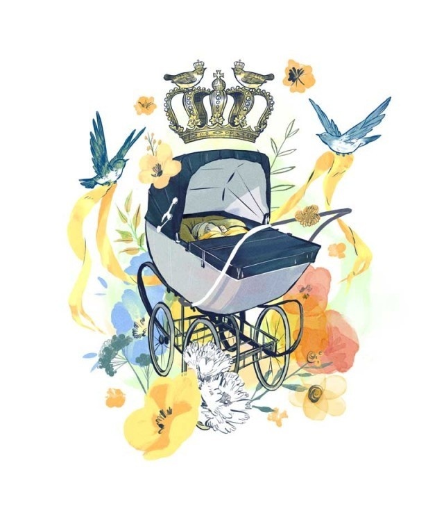 Welcome Princess Charlotte ! by Jérôme Mireault, colagene.com