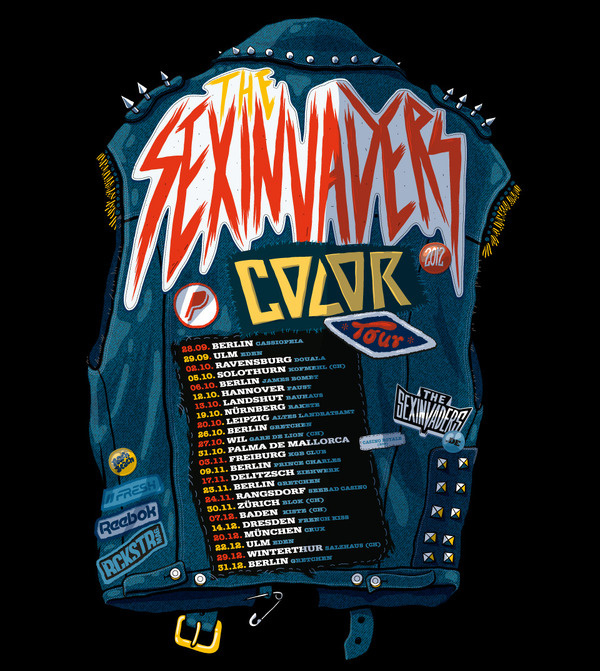 Peachbeach_SexinvadersJacke_web #illustration #cutt #vest