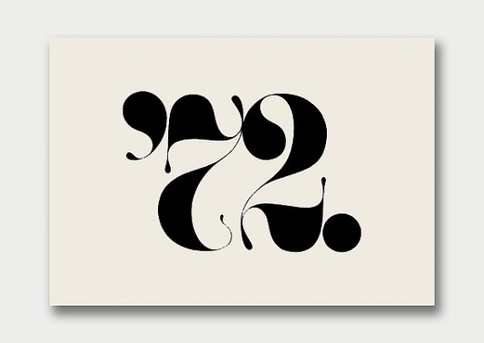 Logo Collection – Number Theory, 1960s/70s / Aqua-Velvet #logos #typography