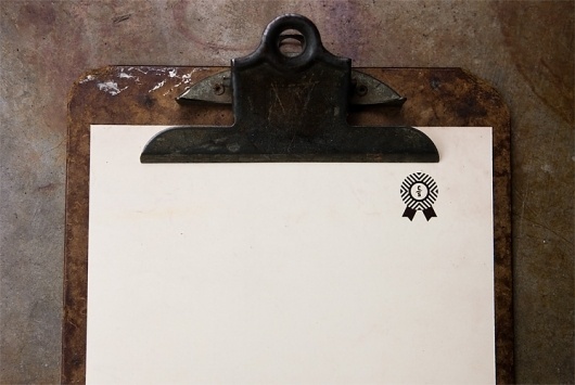 PTARMAK | design | austin, u.s.a. #stamp #clipboard #rust