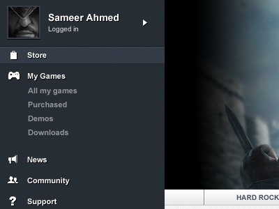 Dribbble - Mac App UI by Sameer Ahmed #dropdown