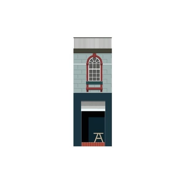 House from Greater Grassmarket logo. By Eighthdaydesign.com #illustration #vector #house