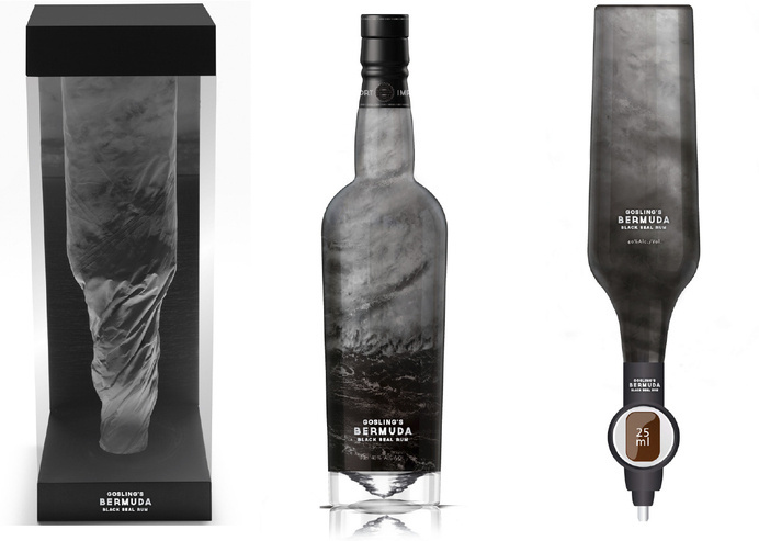Goslings Black Seal Rum - Student Project #bottle #packaging #alcohol #design #package #bermuda #rum #caribbean