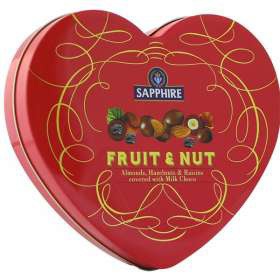 Sapphire Heart Tin Fruits & Nuts 160g - Archies Online