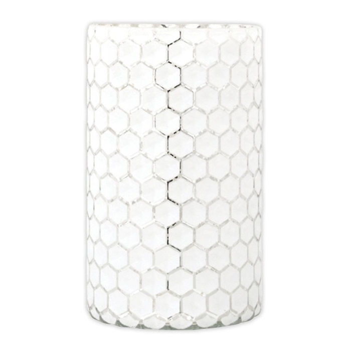 Melisand Glass Tealight Holder, 18cmH x 10.5cmD
