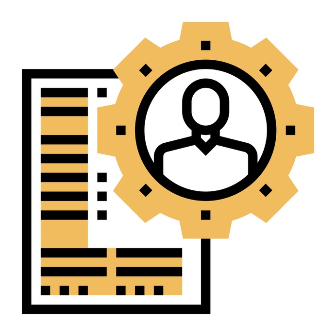 See more icon inspiration related to document, portfolio, worker, user, files and folders, business and finance, seo and web, curriculum, curriculum vitae, personal profile, resume, archive, documents, files, interface, business, profile and application on Flaticon.