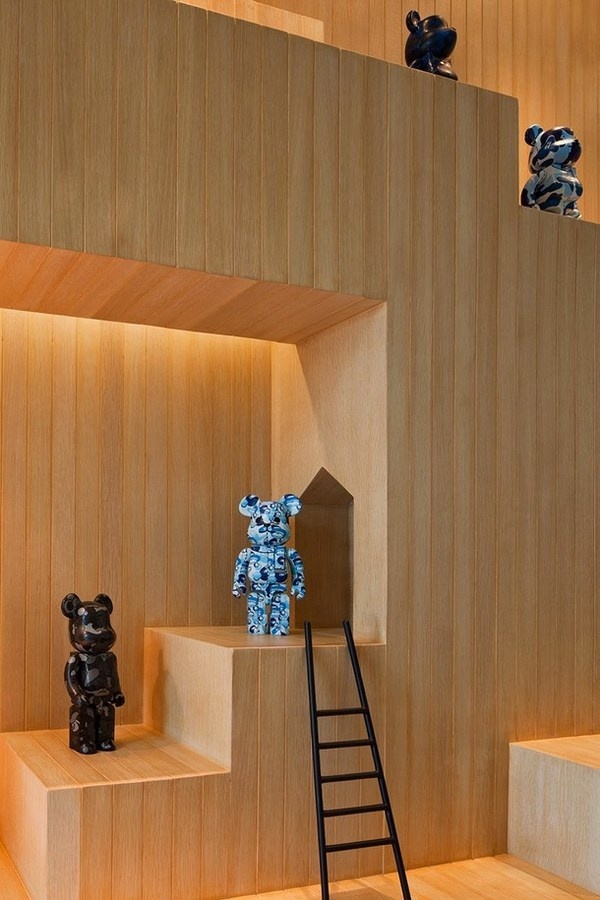 Interior of the house for toy bears #bears #toys #house #modern #teddy #art #bear