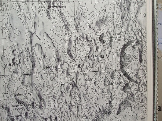 Map of the Moon #print #map #moon
