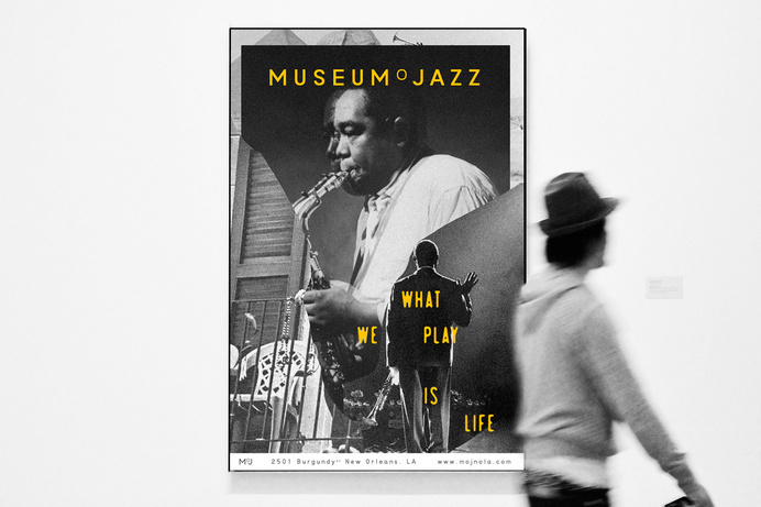 MoJ — Museum of Jazz - valentine sanders #jazz #branding