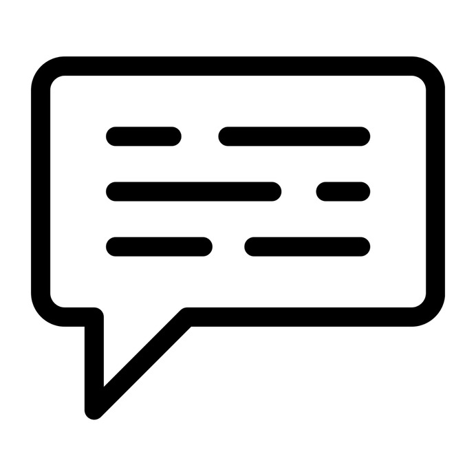 See more icon inspiration related to chat, conversation, speech bubble, communication, communications and multimedia on Flaticon.