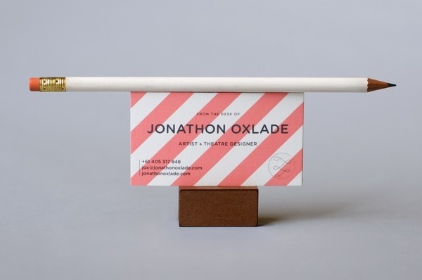 Jonathon Oxlade Identity — Standing By Co. #card #print #business