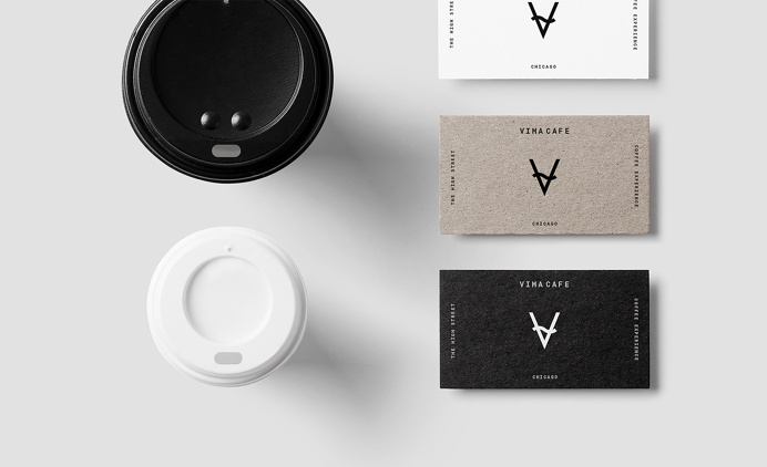 Vima cafe branding logo corporate design london uk england mindsparkle mag cup coffee drink restaurant bar print stationery brand branding